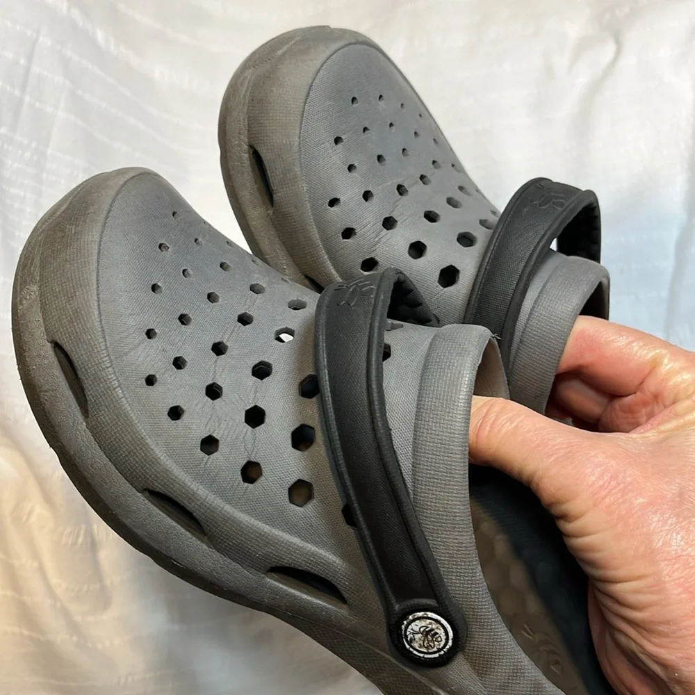 Joybees Kids Waterproof SANDALS Clogs J 5 Gray